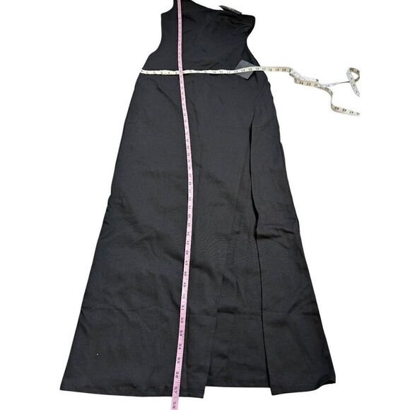 Lulu's good times only black one-shoulder maxi dress Medium - Picture 2 of 9